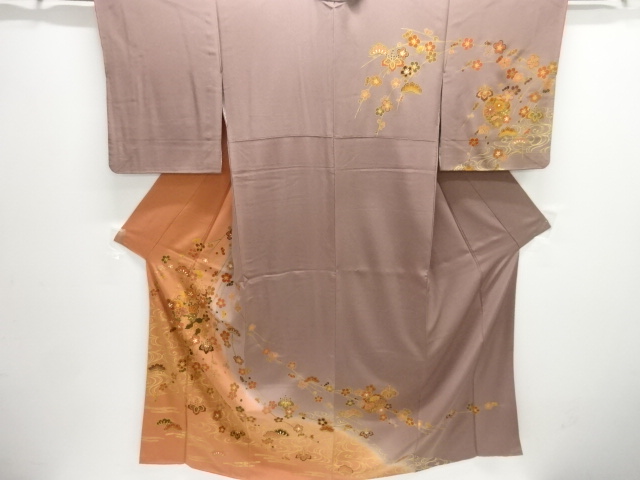 JAPANESE KIMONO / HOMONGI / WEEPING UME